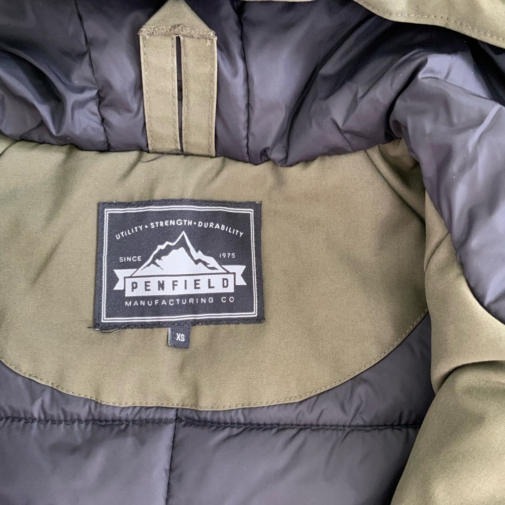 Penfield Olive Green Coat Parka Jacket - Picture 5 of 8